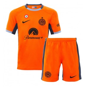 Inter Milan Dětské Alternativní dres komplet 2023-24 Krátký Rukáv (+ trenýrky)